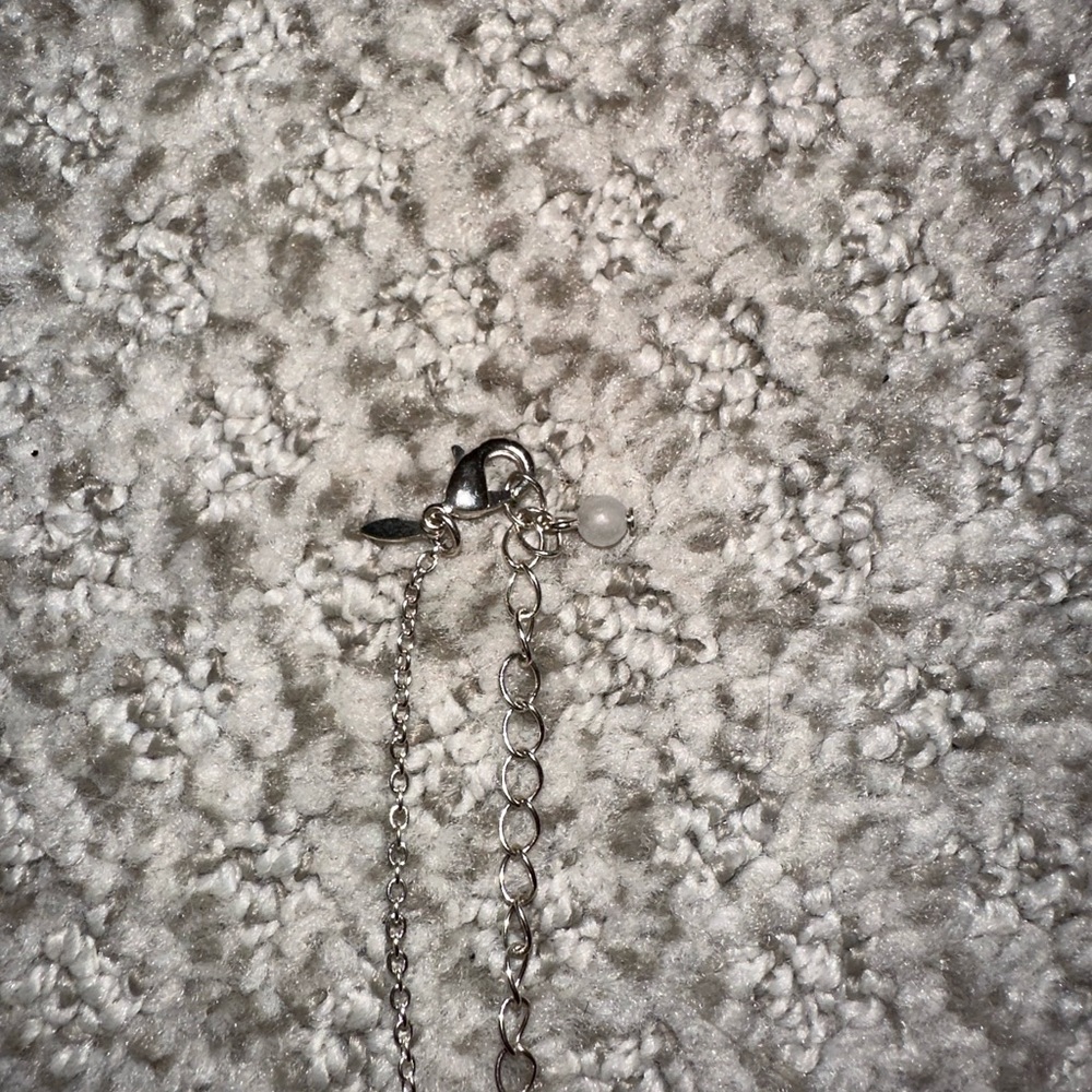 Silver Circular Necklace - image 3